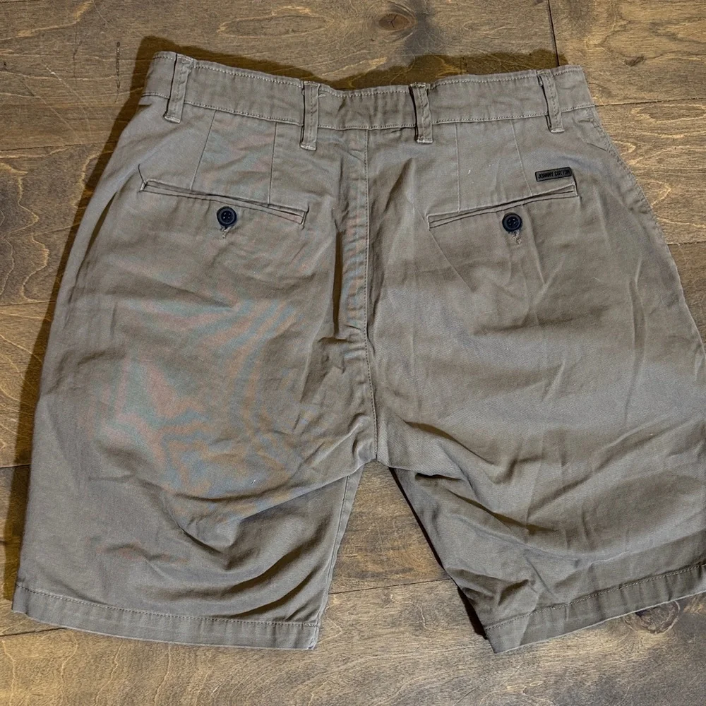 Classic Tan Men's Flat Front Shorts
